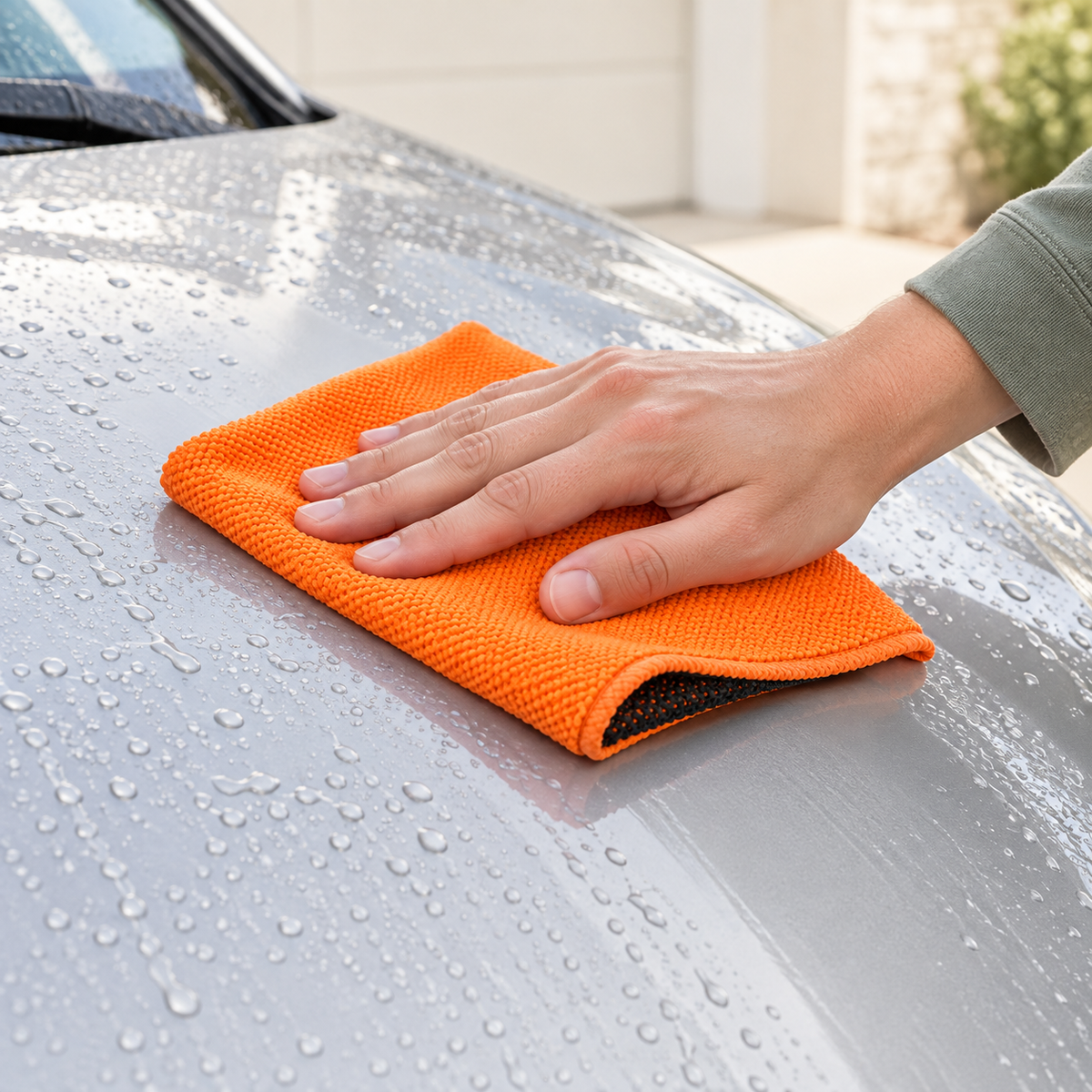 Clay Towel for Car Detailing — illustrative use or setup scene