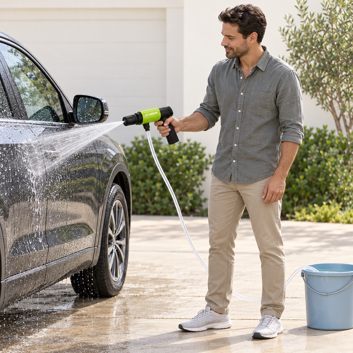 Cordless Handheld Cleaning Gun — illustrative use or setup scene