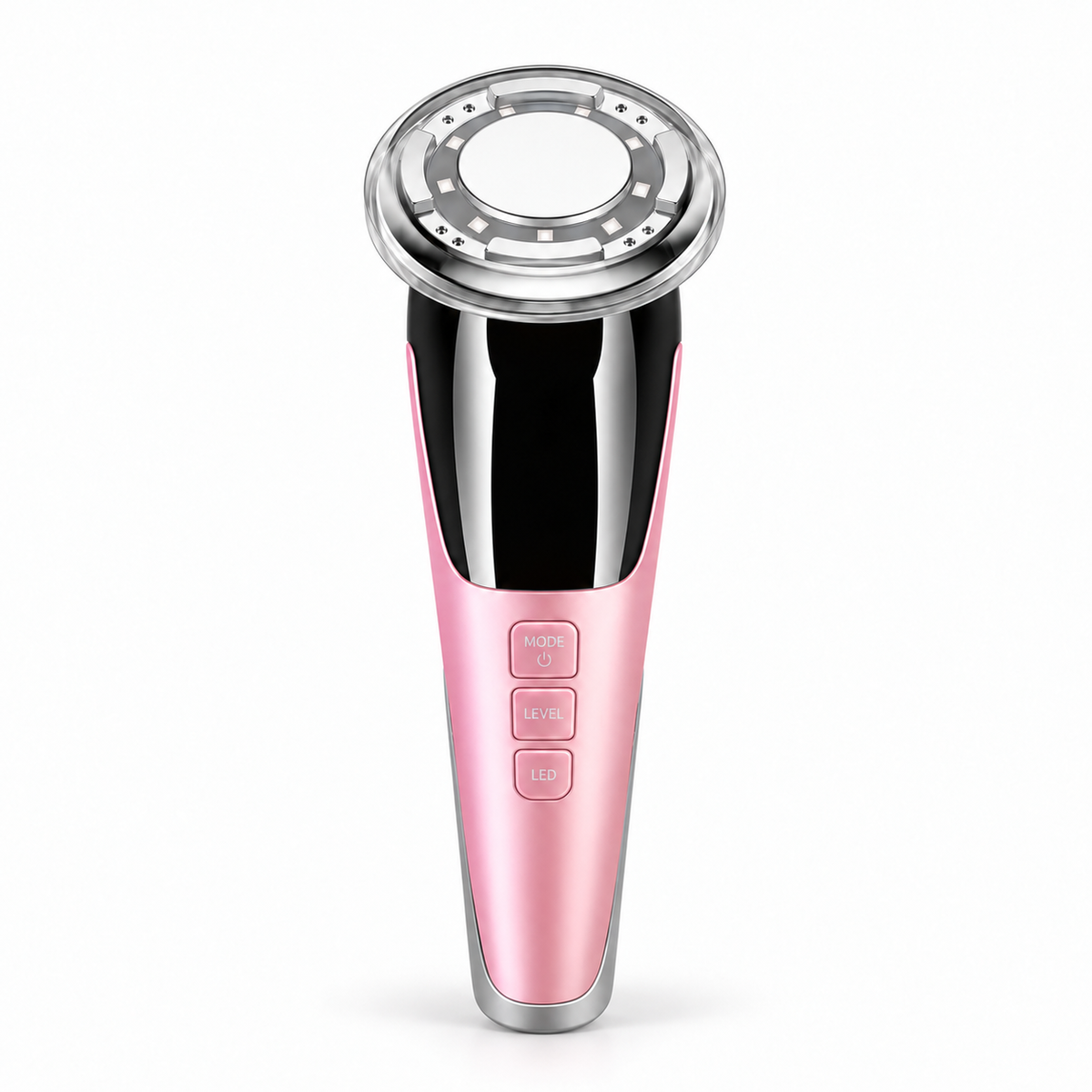 Handheld Facial Care Device — Pink — product detail view
