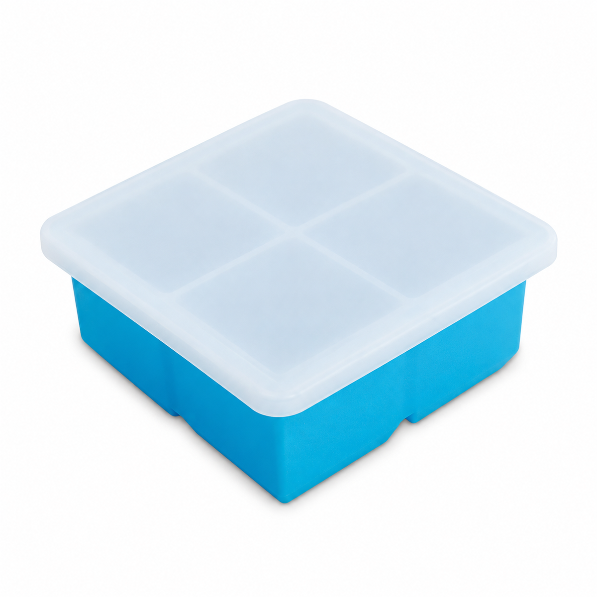 Four-Cavity Ice Tray with Lid — product detail view