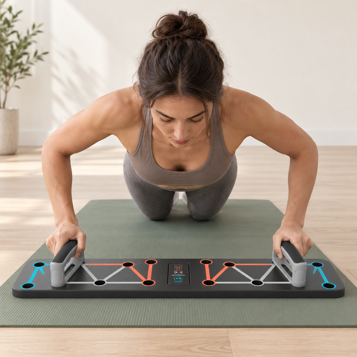 Foldable Push-Up Board with Handles — illustrative use or setup scene