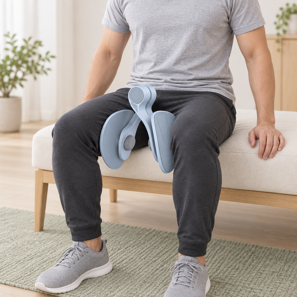 Compact Thigh Resistance Trainer — illustrative use or setup scene