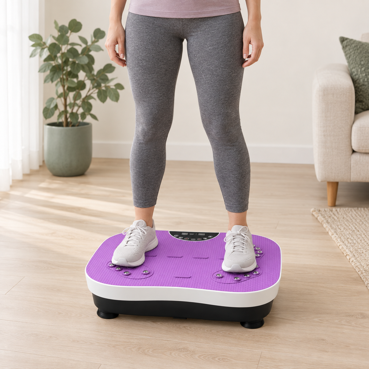 Compact Vibration Exercise Platform — illustrative use or setup scene
