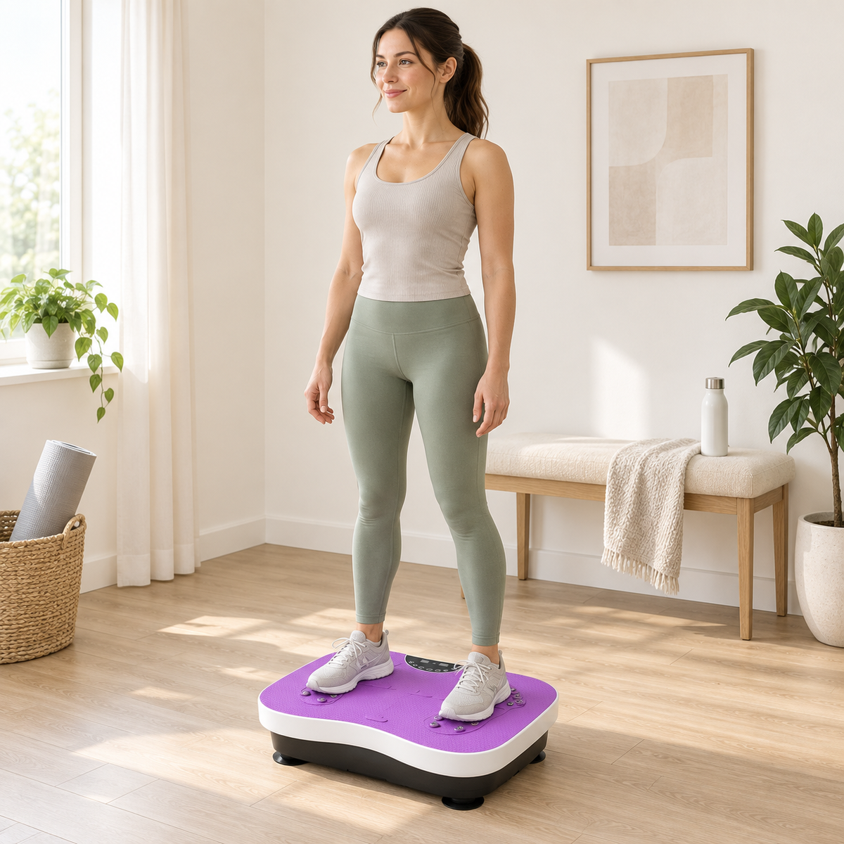 Compact Vibration Exercise Platform — illustrative use or setup scene