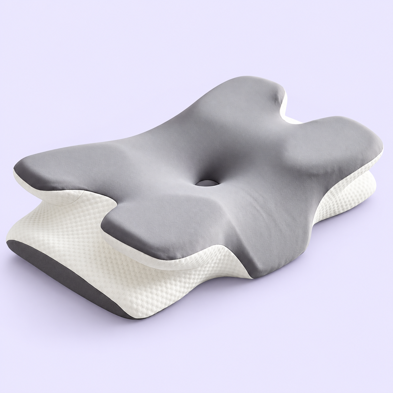 Butterfly contour memory foam pillow